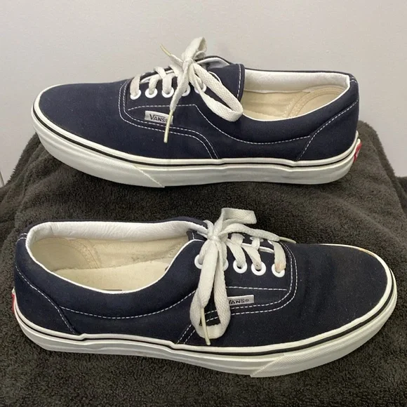Vans Navy Blue Lace-Ups - M9.5 W11 - Picture 3 of 7